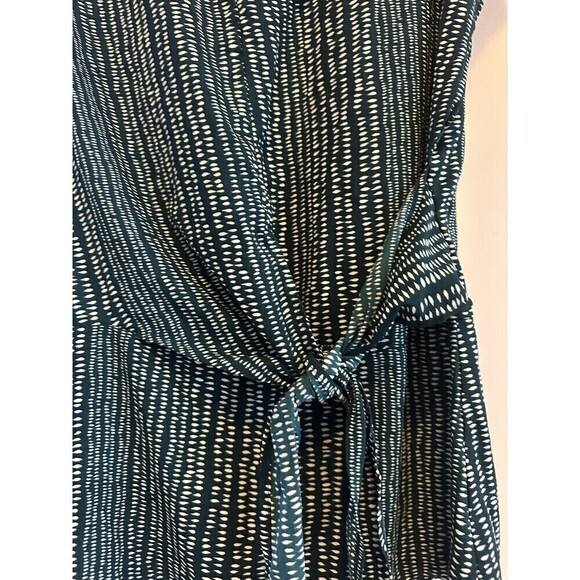 Stitch Fix Blouse Kayleigh Haylee Wrap Blouse Teal Size large NWT - Picture 5 of 10